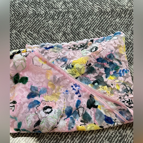 NWT Hanky Panky Plus Size Printed Retro Lace V-Kini 2X - Picture 5 of 5